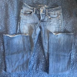 American Eagle women’s bootcut jean.